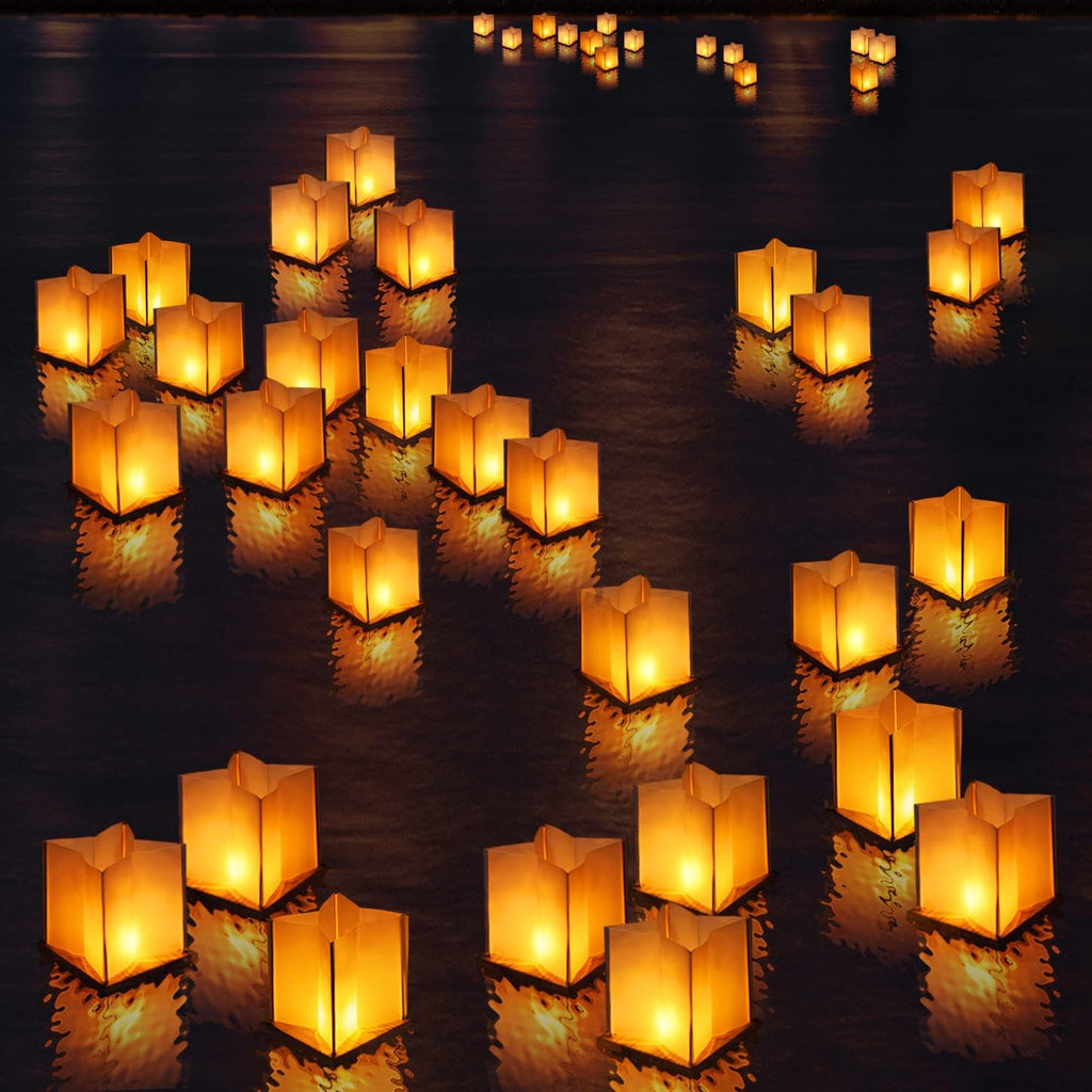 Floating Star Candle Set Thai Serenity Light