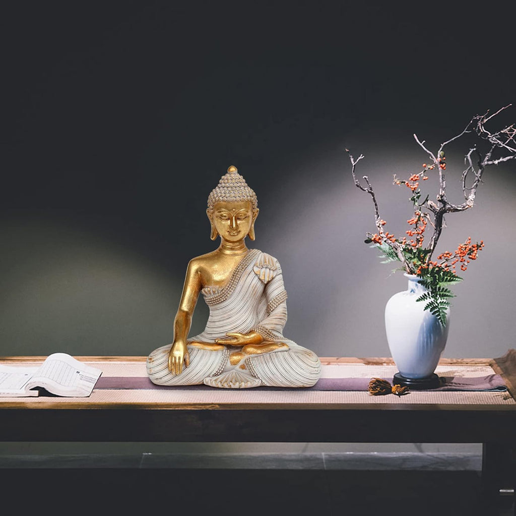 Golden Serenity Buddha Statue