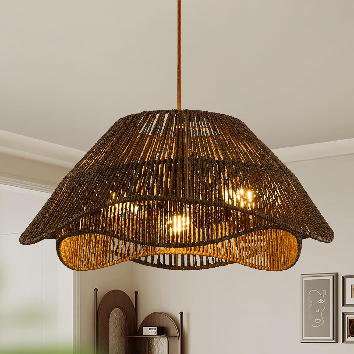Thai Aura Rattan Light