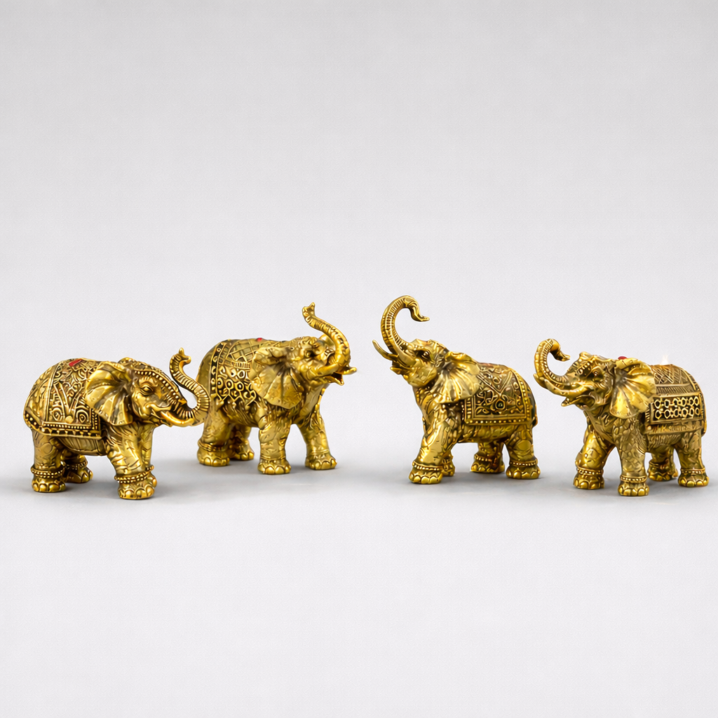 Thai Golden Elephant Set